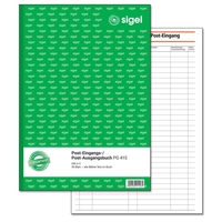 SIGEL Geschäftsformulare Post-Eingang-/Ausgangsbuch Post-Eingang-/Ausgangsbuch PG415 DIN A4 50 Seiten