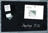 SIGEL Glas-Magnettafeln G-Magnetboard schwarz 100x65cm 100, 0 x 65, 0 cm Tempered Glas,  Rückseite Metall Schwarz