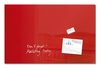 SIGEL Glas-Magnettafeln Glas-Magnetboard rot 100x65cm 100, 0 x 65, 0 cm Tempered Glas,  Rückseite Metall Rot