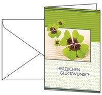 SIGEL Glückwunschkarten Faltkarten Fortune,  A6,  10St. DS004 DIN A6