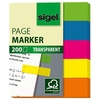 sigel Haftmarker farbsortiert - 4 x 50 Streifen
