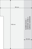 SIGEL Haftnotizen 3x14 Marker Notes liniert farbsortiert