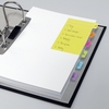 SIGEL Haftnotizen 6x7 Marker Notes liniert farbsortiert
