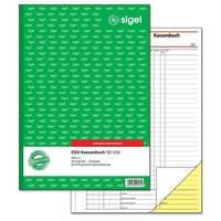 sigel Kassenbuch/EDV Formularbuch SD056 - 2 x 40 Blatt