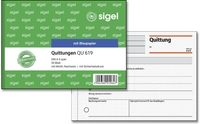 SIGEL Kassenformulare Quittung,  MwSt. separat ausgewiesen Quittung MwSt. separat ausgew. QU619 DIN A6 quer 1x 50 Seiten