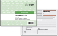 SIGEL Kassenformulare Quittung,  MwSt. separat ausgewiesen Quittung MwSt. separat ausgew. RC021 DIN A6 quer 1x 100 Seiten