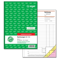SIGEL Kassenformulare Rechnung mit fortlaufenden Nummern Rechnung,  A5,  SD SD132 DIN A5 3x 50 Seiten