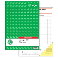 SIGEL Kassenformulare Rechnung Rechnung,  A4,  SD SD035 DIN A4 2x 40 Seiten