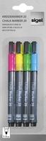 SIGEL Kreidemarker 1.0 - 2.0 mm Mehrfarbig