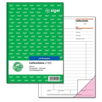 SIGEL Lieferschein mit Empfangsschein Formularbuch LI525