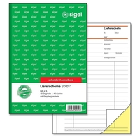 sigel Lieferschein SD011 DIN A5 - 2x 40 Blatt