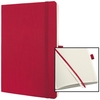 SIGEL Notizbuch Notizbuch,  13, 5x21cm,  rot ca. DIN A5 kariert rot