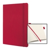 SIGEL Notizbuch Notizbuch,  13, 5x21cm,  rot ca. DIN A5 liniert rot