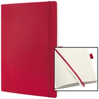 SIGEL Notizbuch Notizbuch,  18, 7x27cm,  rot ca. DIN A4 liniert rot