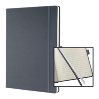 SIGEL Notizbuch Notizbuch, A4, liniert, d´grau,  ca. DIN A4 liniert dunkelgrau