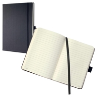 SIGEL Notizbuch Notizbuch, A4, liniert, schwarz,  ca. DIN A4 liniert schwarz