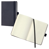 SIGEL Notizbuch Notizbuch, A5, liniert, schwarz,  ca. DIN A5 liniert schwarz