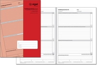 SIGEL Personalformulare Ausbildungsnachweis,  wöchentliche/monatliche Eintragungen Ausbildungsnachw.A4, wöchentl. AW484 DI