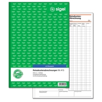 SIGEL Personalformulare Reisekostenabrechnung monatlich Reisekostenabr.A4,  monatlich RA415 DIN A4 1x 50 Seiten