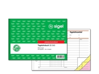 SIGEL Personalformulare Tagelohnbuch Tagelohnbuch,  A5q,  SD SD065 DIN A5 quer 3x 40 Seiten