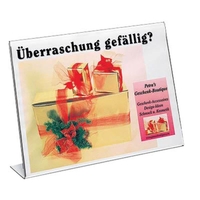 sigel Tischaufsteller quer - DIN A4