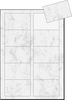 SIGEL Visitenkarten Visitenkarten Marmor grau DP742 225 g/m² satiniert Grau