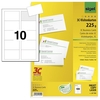 SIGEL Visitenkarten Visitenkarten weiß,  100St. LP795 225 g/m² satiniert weiß