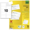 SIGEL Visitenkarten Visitenkarten weiß,  400St. LP796 225 g/m² satiniert weiß