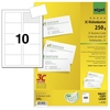 SIGEL Visitenkarten Visitenkarten weiß,  400ST. LP801 250 g/m² satiniert weiß