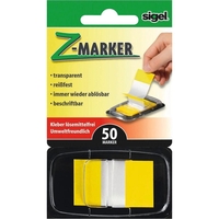 sigel Z-Marker Haftmarker gelb - 50 Streifen