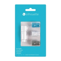 Silhouette Universal-Stifthalter mit 3 Kunststoffkappen für Cameo 3 und Portrait 2
