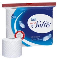 Softis Toilettenpapier Softis Toil.Pap.4lg We 9x100Bl 4-lagig