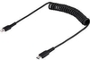 Spiral Ladekabel Lightning auf USB-C 0.5m