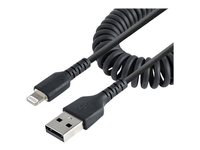 Spiral Ladekabel Lightning auf USB-C 1m