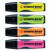 STABILO BOSS EXECUTIVE Textmarker - farbsortiert - 4 Stück