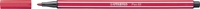 STABILO Filzstift STABILO Faserm.pen68,  dunkelrt 1.0 mm Rot