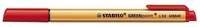 STABILO Filzstift STABILO Greenpoint,  rot 0.8 mm Rot