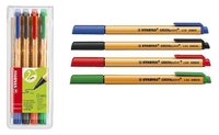 STABILO Filzstift STABILO Greenpoint,  schwarz 0.8 mm Schwarz