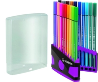 STABILO Filzstifte 20 STABILO Pen 68 anthraz/pink 1.0 mm Mehrfarbig