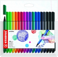 STABILO Filzstifte Fil pointMax 18er Etui 0.8 Mehrfarbig