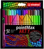 STABILO Filzstifte Fil pointMax 32er ARTY Etui 0.8 Mehrfarbig