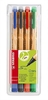 STABILO Filzstifte STABILO Greenpoint,  4er Etui 0.8 mm Mehrfarbig