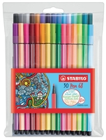 STABILO Filzstifte STABILO pen 68,  24+6 neon 1.0 mm Mehrfarbig