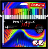 STABILO Filzstifte STABILO Pen 68 ARTY,  24St Fars keine Herstellerangabe Mehrfarbig