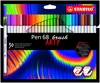 STABILO Filzstifte STABILO Pen 68 ARTY,  30St Fars keine Herstellerangabe Mehrfarbig