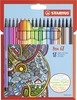 STABILO Filzstifte STABILO Pen 68, 18e Pack Farbs 1.0 mm Mehrfarbig
