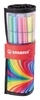 STABILO Filzstifte STABILO Pen 68, 25e Pack ARTY 1.0 mm Mehrfarbig