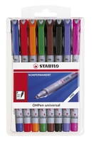 STABILO Folienstifte Stabilo Folienschr. F farbs. 0.7 mm Mehrfarbig