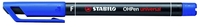 STABILO Folienstifte STABILO OHPen F Wf bl 10S 0.7 mm Blau