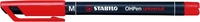 STABILO Folienstifte STABILO OHPen M Wf rt 10S 1.0 mm Rot